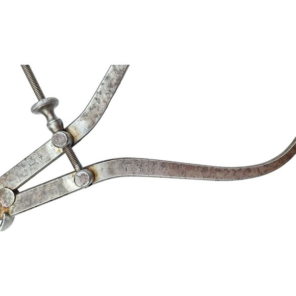 Vintage Starrett Outside Spring Caliper 6 inch Machinist Tool Measure Flat Leg - Picture 4 of 5